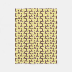 Baby-Giraffen-Frenzy-Fleece-Decke (Gelb) Fleecedecke