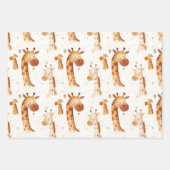 Baby Giraffen Geschenkpapier Set (Vorderseite 3)