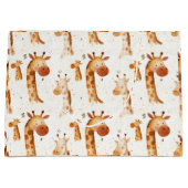 Baby Giraffen Große Geschenktüte (Vorderseite)