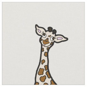 Baby-Giraffen-in Folge Gewebe Stoff