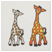 Baby-Giraffen-in Folge Gewebe Stoff (Muster)
