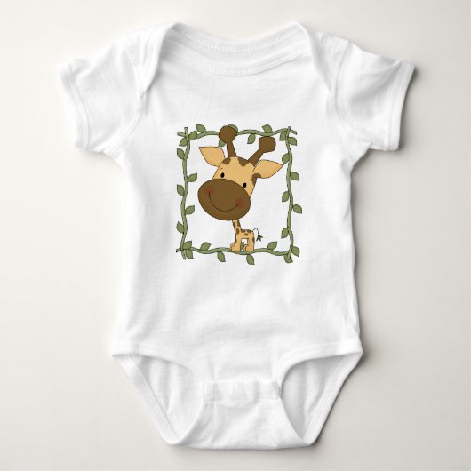 Baby-Giraffen-T-Shirts und Geschenke Baby Strampler (Vorderseite)