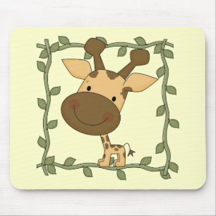 Baby-Giraffen-T-Shirts und Geschenke Mousepad