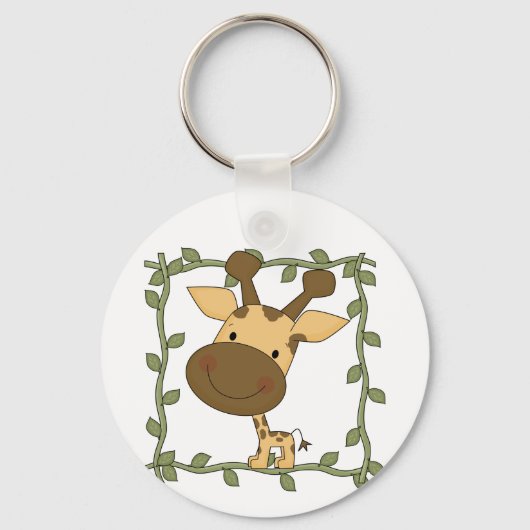 Baby-Giraffen-T-Shirts und Geschenke Schlüsselanhänger (Vorderseite)