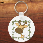 Baby-Giraffen-T-Shirts und Geschenke Schlüsselanhänger (Vorderseite)