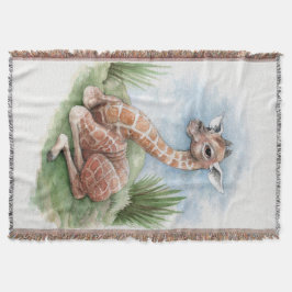 Baby-Giraffen-Wurfs-Decke Decke