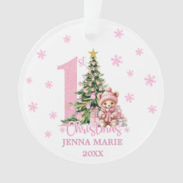 BABY GIRL 1. CHRISTMAS Ornament