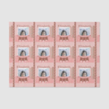 Baby Girl 1. Geburtstag Pink Scrapbook