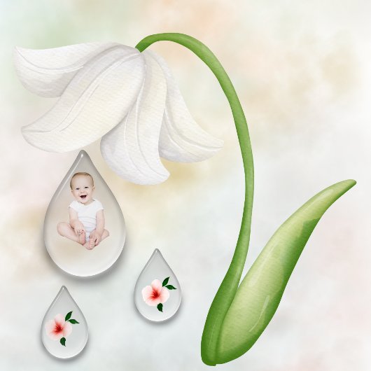 Baby Girl 1sr Geburtstagskarte