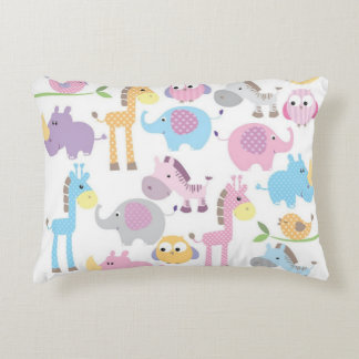 Baby Girl Animals Zierkissen