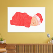 Baby Girl Art Canvas Print Leinwanddruck (Insitu (Wohnzimmer))