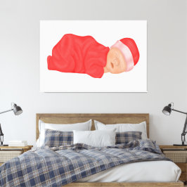 Baby Girl Art Canvas Print Leinwanddruck
