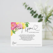 Baby Girl Baby Shooting Game Bump Guess Karten (Stehend Vorderseite)