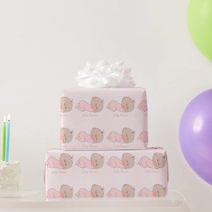 Baby Girl Baby Shower Geschenkpapier