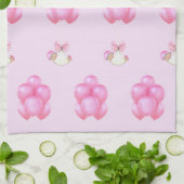 Baby Girl Baby Shower Geschirrtuch (Gefaltet)