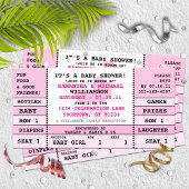 Baby Girl Baby Shower Konzert Einladung