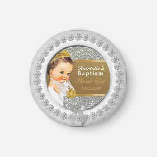 Baby Girl Baptisc Danke, dass du Keepake hältst | Magnet