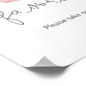 Baby Girl Bekleidung Favorit Zeichen Poster (Ecke)