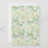 Baby Girl Bikini Tropical Luau Hawaiian Ananas Einladung (Rückseite)