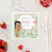 Baby Girl Bikini Tropical Luau Hawaiian Braids Serviette (Beispiel)