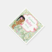 Baby Girl Bikini Tropical Luau Hawaiian Braids Serviette (Ecke)