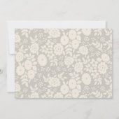 Baby Girl Birth Ankündigung Postcard (Rückseite)