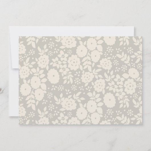 Baby Girl Birth Ankündigung Postcard (Rückseite)