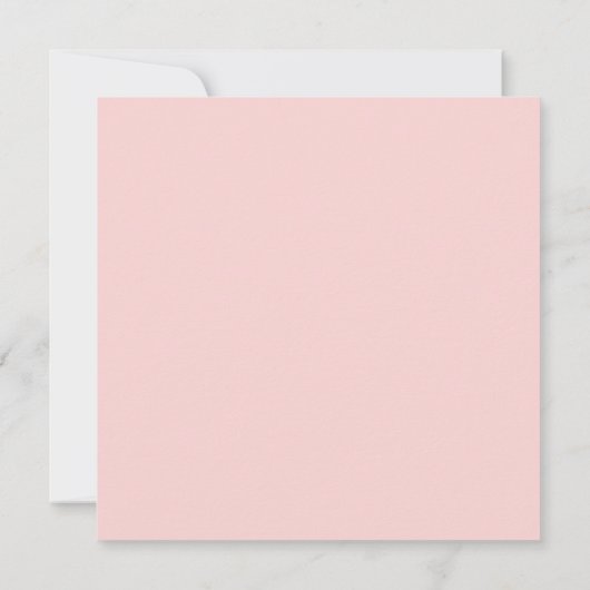 Baby Girl Birth Announcement - Blumenecken Ankündigung (Rückseite)