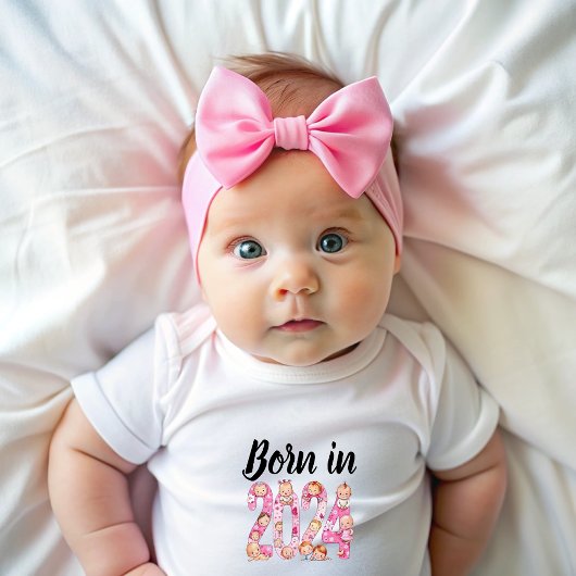 Baby-girl born in 2024 baby t-shirt