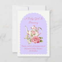 Baby Girl braut Blumentee Party Babydusche