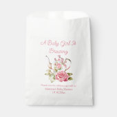 Baby Girl braut Blumentee Party Babydusche Geschenktütchen (Vorderseite)