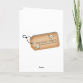 Baby Girl Card Karte (Rückseite)