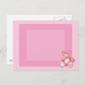 Baby Girl Card Postkarte (Vorne/Hinten)