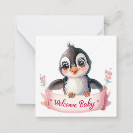 Baby Girl Cards Mitteilungskarte