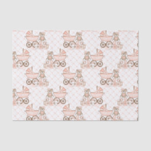 Baby Girl Carriages Seidenpapier