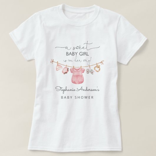 Baby Girl Clothes Kinderdusche Mommy soll Shirts w (Design vorne)