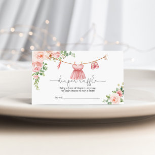 Baby Girl Clothesline Gewinnkarte Begleitkarte