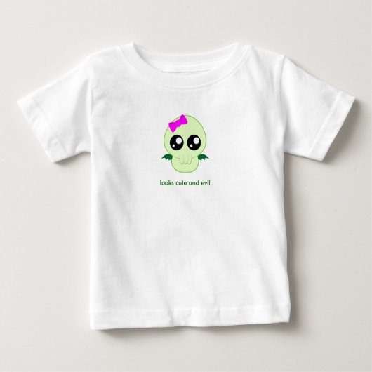Baby Girl Cthulhu Baby T-shirt (Vorderseite)