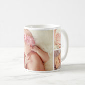 Baby Girl Custom Foto Collage Kaffeetasse (VorderseiteRechts)