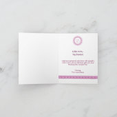 Baby Girl Danke-Card Dankeskarte (Innenseite)