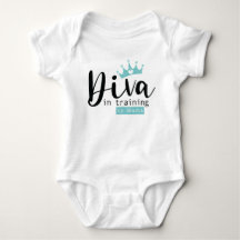 Baby Girl Diva in Training von Mama Bodysuit