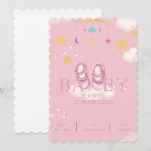 Baby-Girl-Dusche Einladungen, digitaler Download Einladung
