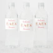 Baby Girl Dusche Label Wasserflaschenetikett (Flaschen)