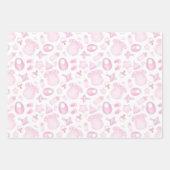 Baby Girl Dusche Pink Geschenkpapier Set (Vorderseite 2)