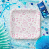 Baby Girl Dusche Pink Pappteller (Party)