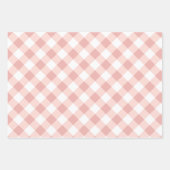 Baby Girl Duschwrapping Paper - Set von 3 Blättern Geschenkpapier Set (Vorderseite)