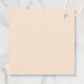 Baby Girl Duwer Danke Tags Geschenkanhänger (Rückseite)