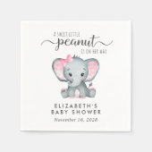Baby Girl Duwer Niedlich Elephant Serviette (Vorderseite)