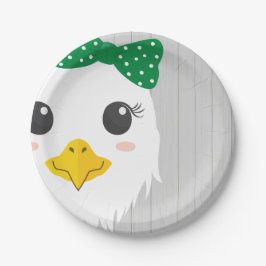 Baby Girl Eagle Green Baby Duschpapier Teller