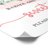 Baby Girl Elephant Eukalyptus Babys sind süß Poster (Ecke)